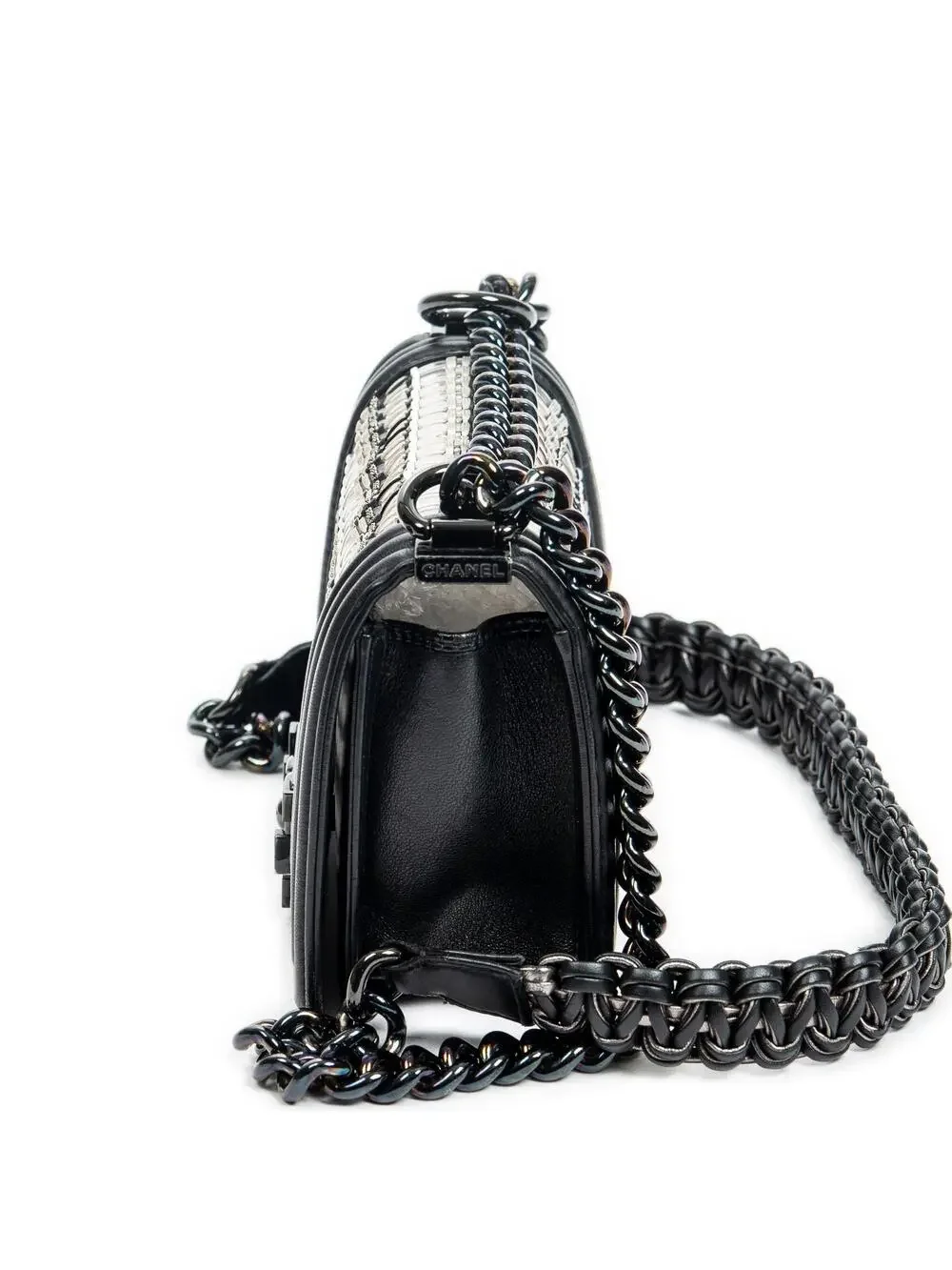 Chanel Boy Flap Bag Woven Pvc With #338074C30B